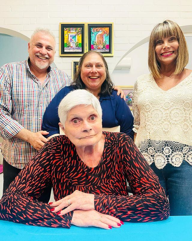 Falleció Ana María, mamá de los comunicadores Pelusa y Héctor Rubin. Foto: @pelurubin/Instagram