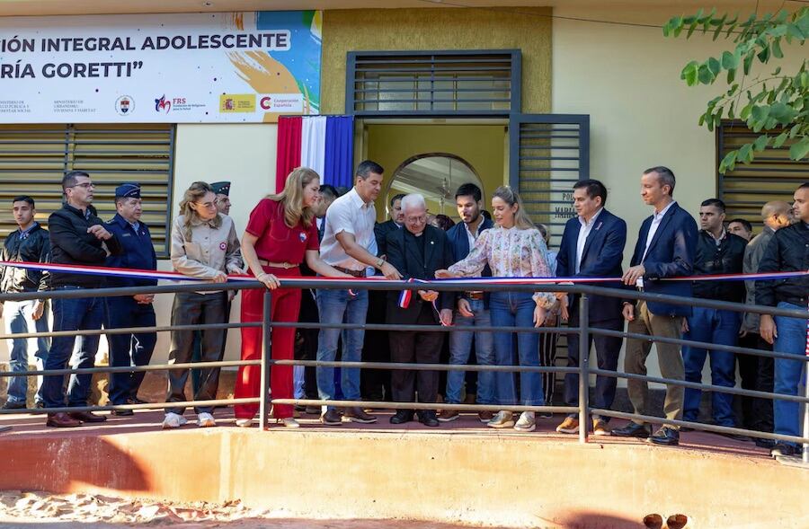 Con la presencia del presidente Santiago Peña y la primera dama quedó oficialmente inaugurado el centro.FOTO: GENTILEZA