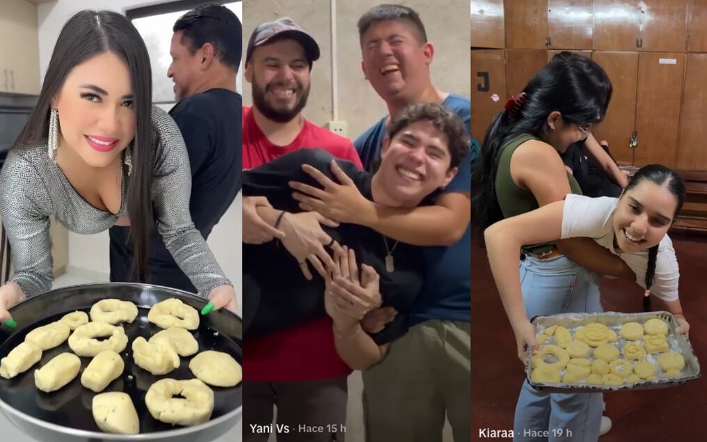 Trend de la chipa se viralizó en TikTok. Foto: Gentileza