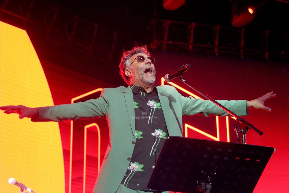 Fito Páez durante su último show en Paraguay. Foto: Cristóbal Núñez