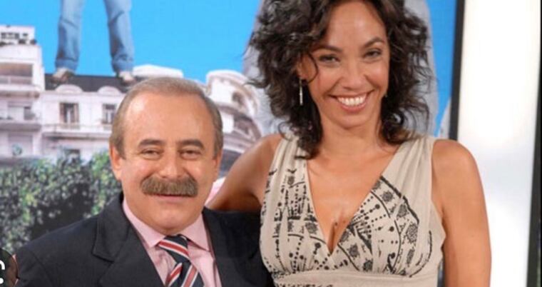 Ernestina Pais junto al recordado conductor argentino, Jorge Guinzburg. Foto: Instagram - @ernepais