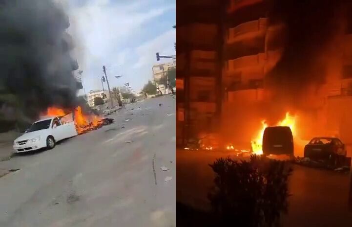 La ciudad de Jablé, en la gobernación de Latakia, muestra imágenes de destrucción tras los combates. Foto: Captura de videos