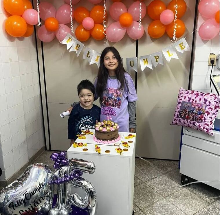 Milán y Lujan, ambos esperan por un nuevo corazón. Foto: Gentileza