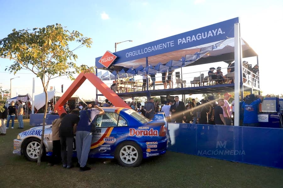 Cervepar activa una gran campaña en el WCR Rally del Paraguay en Itapúa, donde cuenta con un stand, desde donde promueve el consumo responsable.FOTO: PÁNFILO LEGUIZAMÓN