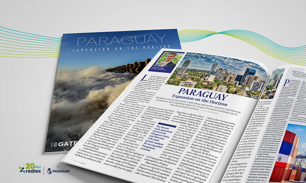 La prestigiosa revista estadounidense dedicó un artículo completo más la tapa de diciembre 2024 al Paraguay. Foto: Gentileza