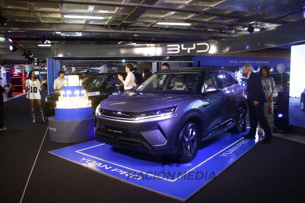 Solfrío, de Grupo Diesa, representante oficial de BYD, realizó el lanzamiento del nuevo Yuan Pro, un SUV 100% eléctrico que redefine la movilidad sostenible en el segmento de entrada en Paraguay. Foto: Eduardo Velázquez