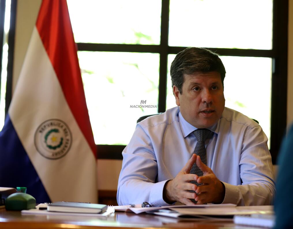 Javier Giménez, ministro de Industria y Comercio. Foto: Jorge Jara 