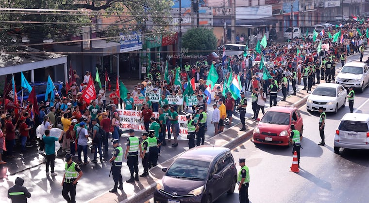 Marcha campesina de marzo del 2025. Foto: Mariana Díaz. Luego de más de 30 años, campesinos suspenden su tradicional marcha de marzo