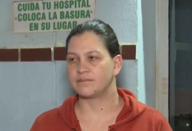 Ada Delvalle dijo que su bebé está intubada y ahora precisa de un dispositivo (cánula) para someterse a un procedimiento médico. Foto: Captura de vídeo