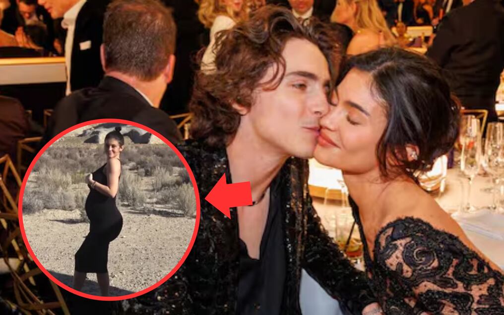 Kylie Jenner y Timothée Chalamet en la mira de los fans, por supuesto embarazo. Foto: Gentileza