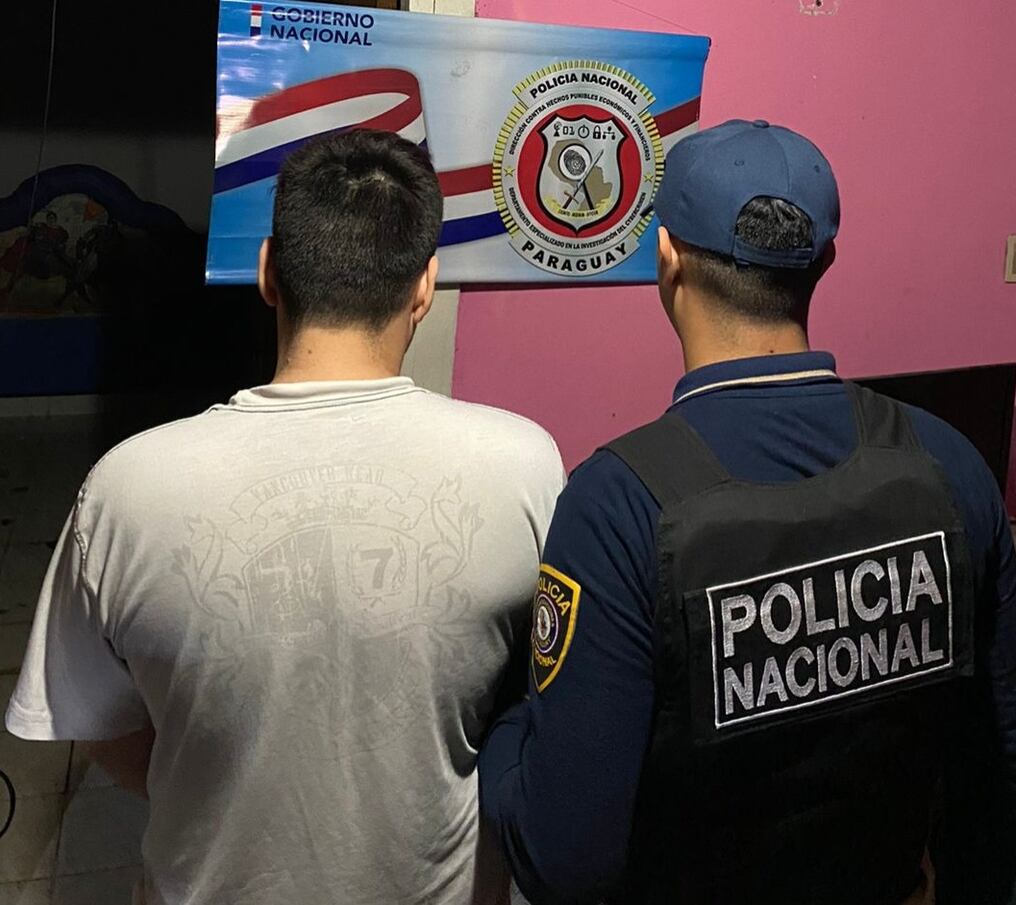 En el procedimiento fue detenido Luis Fernando González Trinidad, de 38 años. Foto: Gentileza