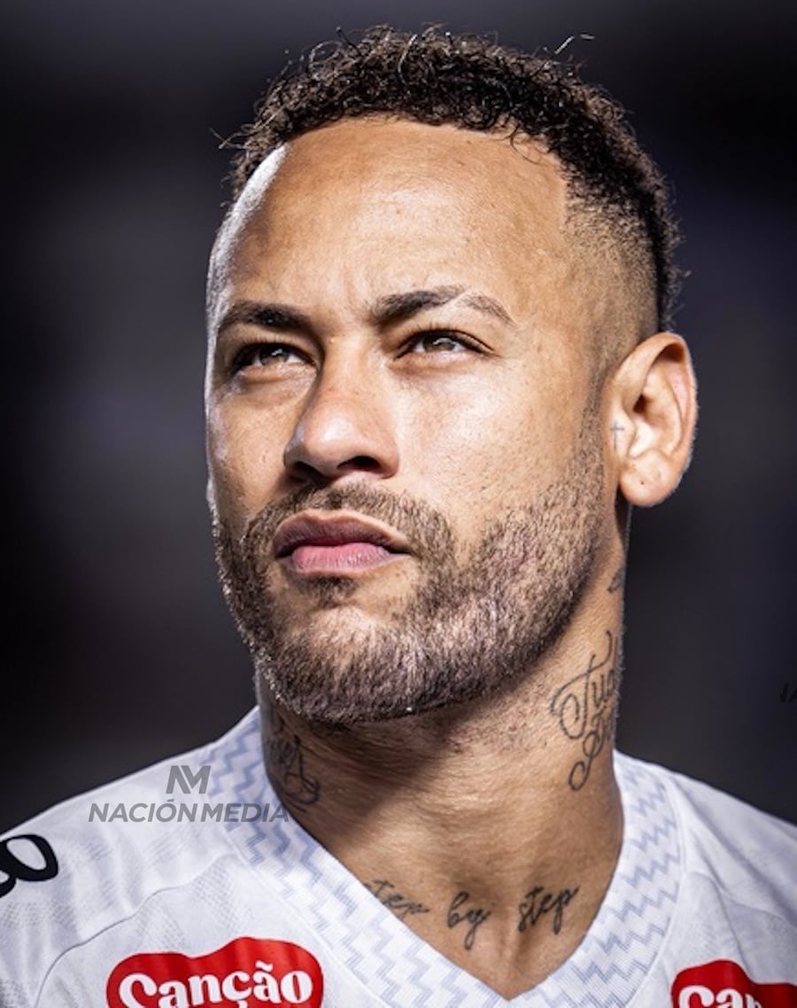 Neymar, estrella del Santos. Foto: Néstor Soto