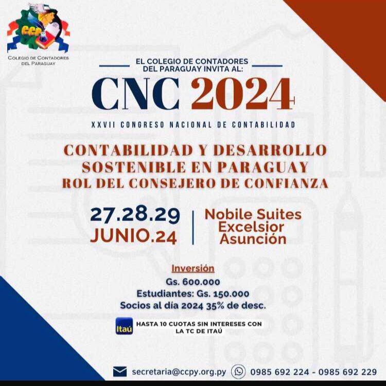 El acto de apertura del Congreso Nacional de Contabilidad está previsto para las 14:00 de este jueves. Foto: Gentileza