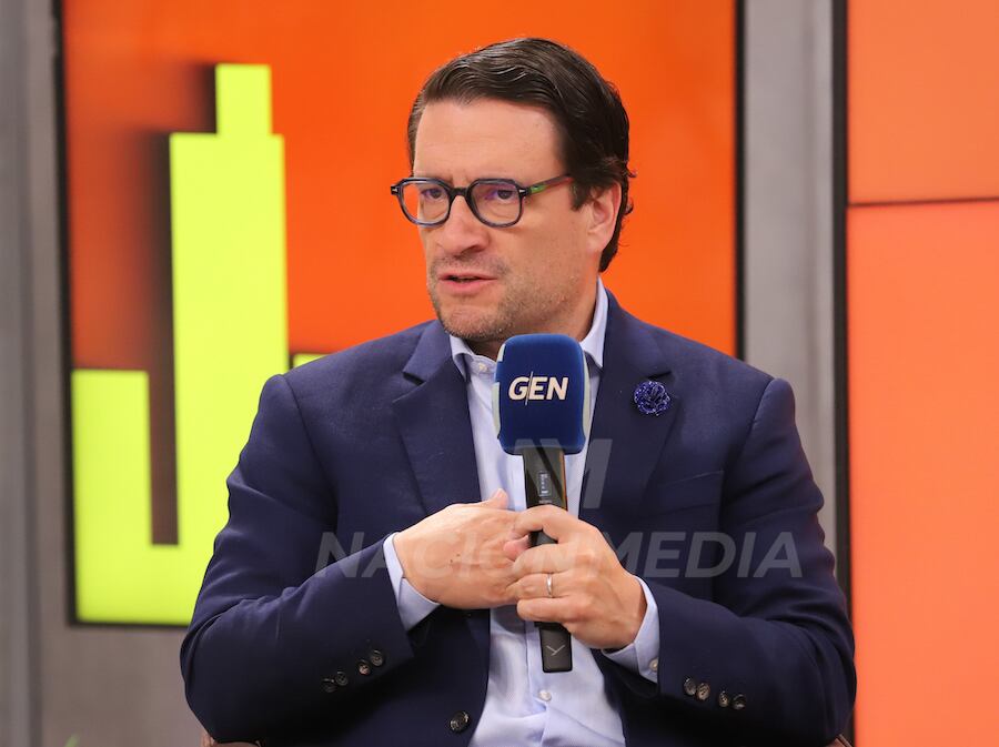 El abogado Iván Cancino, representante legal en Colombia del expresidente Horacio Cartes, señaló que en la matriz de colaboración, donde se detallan los nombres de las personas vinculadas con el crimen del fiscal Marcelo Pecci, no figura el nombre del exmandatario. Foto: Carlos Juri