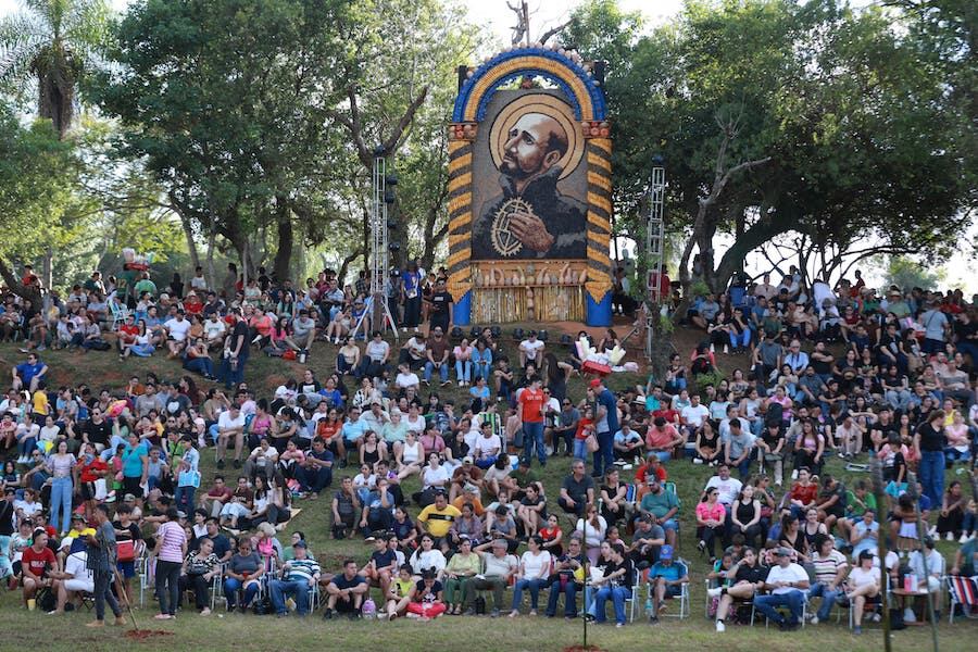 Tañarandy fue uno de los eventos con concentración de personas durante la Semana Santa.FOTO: JORGE JARA