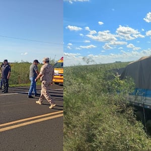 Camionero pierde la vida tras reventón de cubierta y posterior vuelco en Ñeembucú