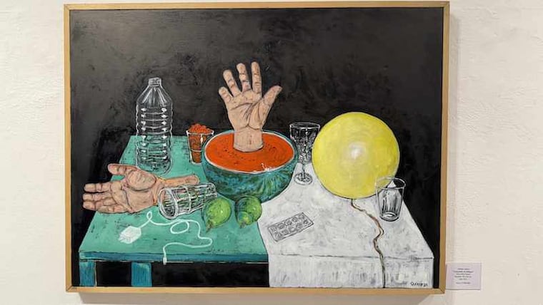 Obra integrante de “Viril”, de Alfredo Quiroz.
