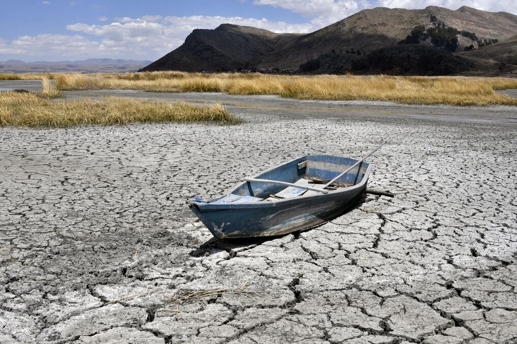 La modificación del sistema de lluvias, provocando sequías es una de las consecuencias del cambio climático. Foto: AFP.