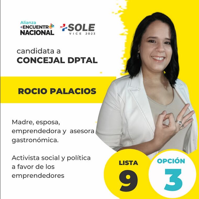 Excandidata aliada al clan Núñez - Defelippe que organizó la logística de la manifestación política 15F
