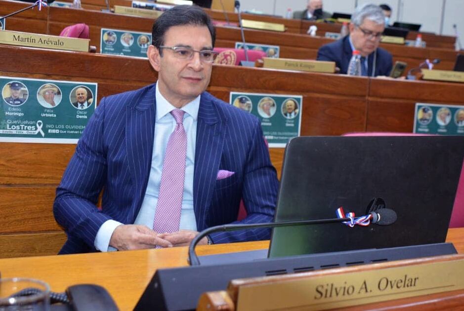 El senador reelecto Silvio Ovelar dijo que cuenta con 27 votos para liderar la mesa directiva de la Cámara Alta. Foto: Archivo