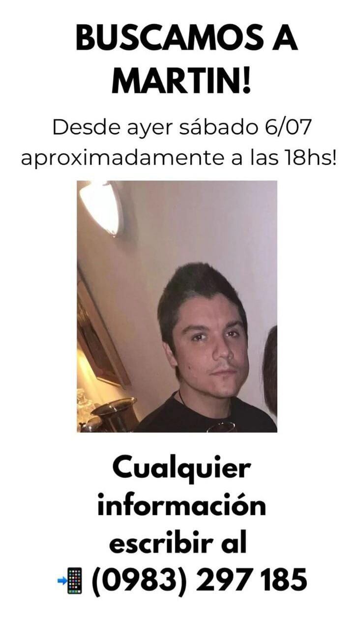 En el momento en que salió de su hogar estaba vestido con abrigo gris con capucha y un pantalón tipo jeans de color celeste. Foto: Gentileza