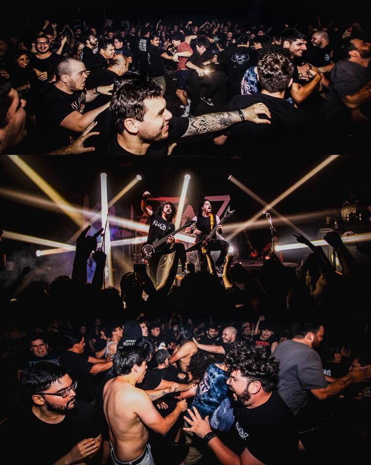 Kuazar es una de las bandas más representativas del metal paraguayo. Foto: Gentileza