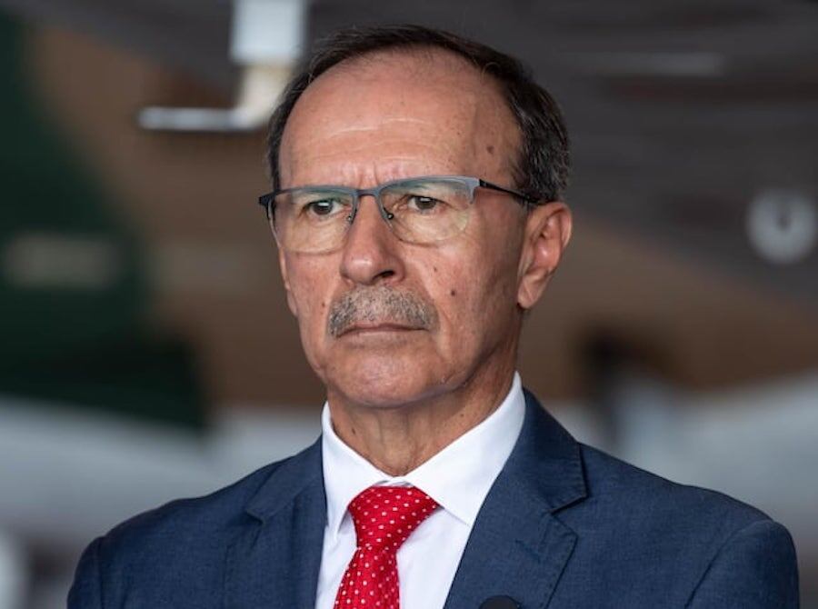 Ministro de Defensa, Óscar González . Foto: Archivo