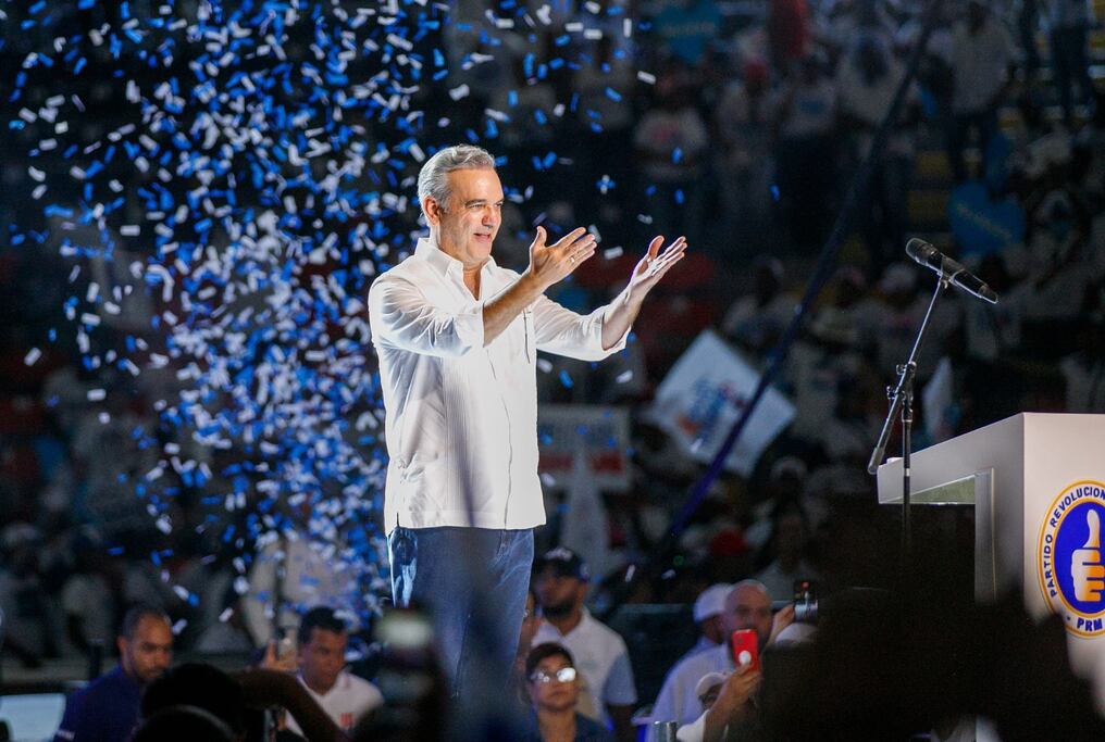 Luis Abinader ganó las elecciones desarrolladas ayer domingo, y tendrá su segundo mandato de cuatro años. Foto: @luisabinader