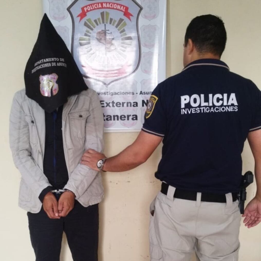 El hombre fue identificado como Luis Carlos Ortiz Silvero, de 36 años de edad, quien ya contaba con antecedentes por hechos similares de los que ahora  le acusan. Foto: Gentileza