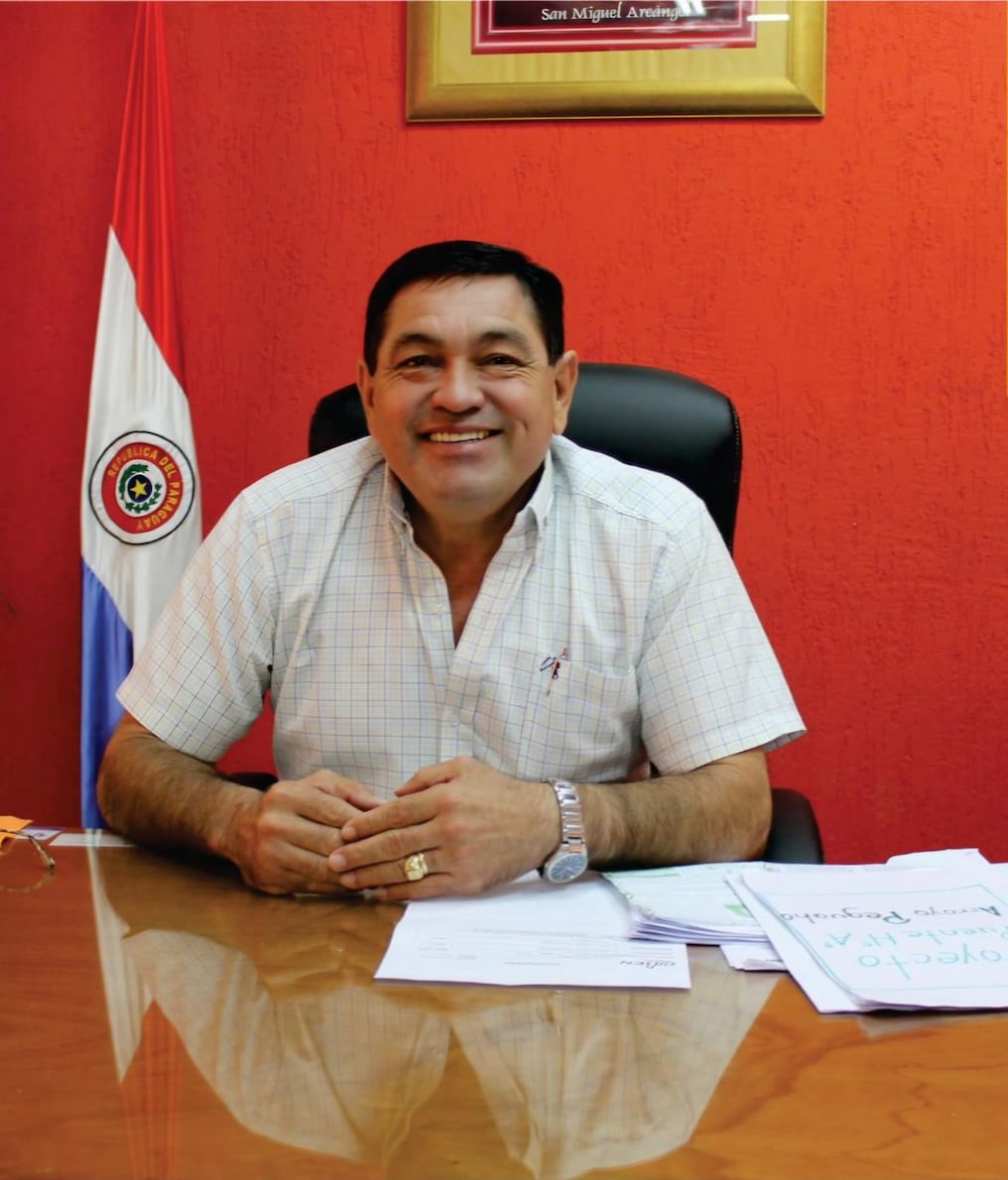 Teodosio Gómez, intendente de Villeta. Foto: Gentileza