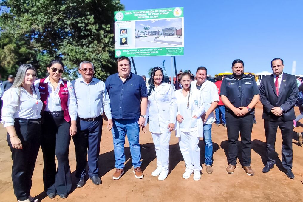 El gobernador César Sosa resaltó la importancia de esta obra para el distrito. Foto: Gentileza