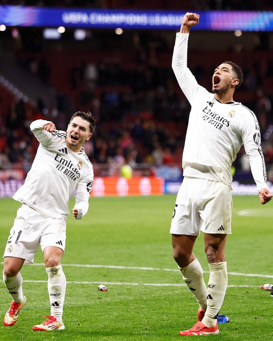 Real Madrid festejó a lo grande luego de gran sufrimiento frente al
Atlético Madrid