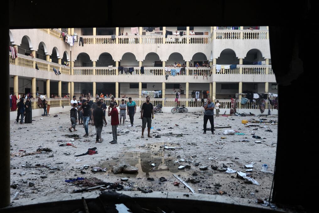 En el lugar atacado “no había mujeres ni niños” y en cambio podría estar un alto mando de Yihad Islámica. Foto: AFP