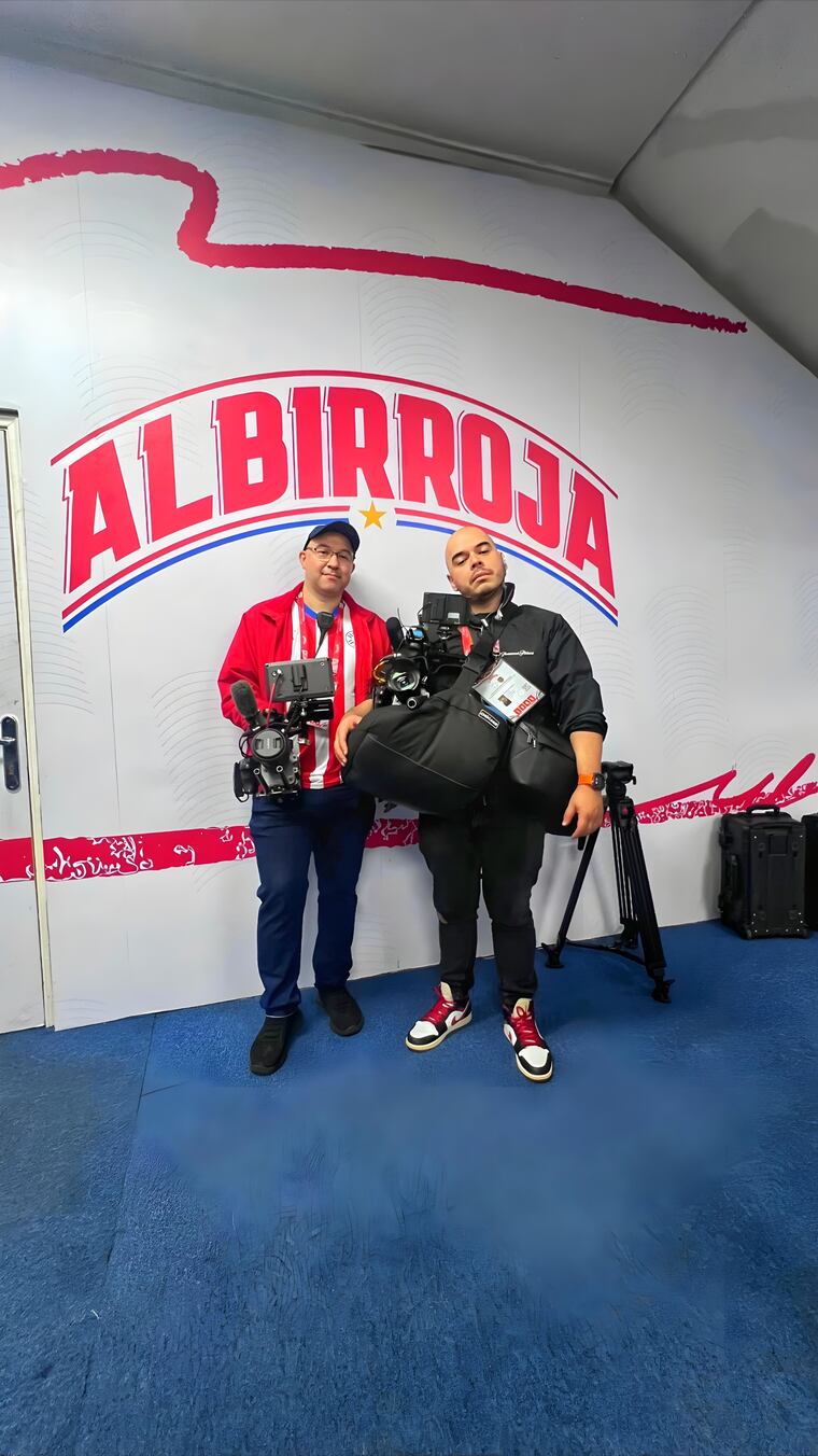 Los directores Alfredo Galeano y Armando Aquino. Foto: Gentileza