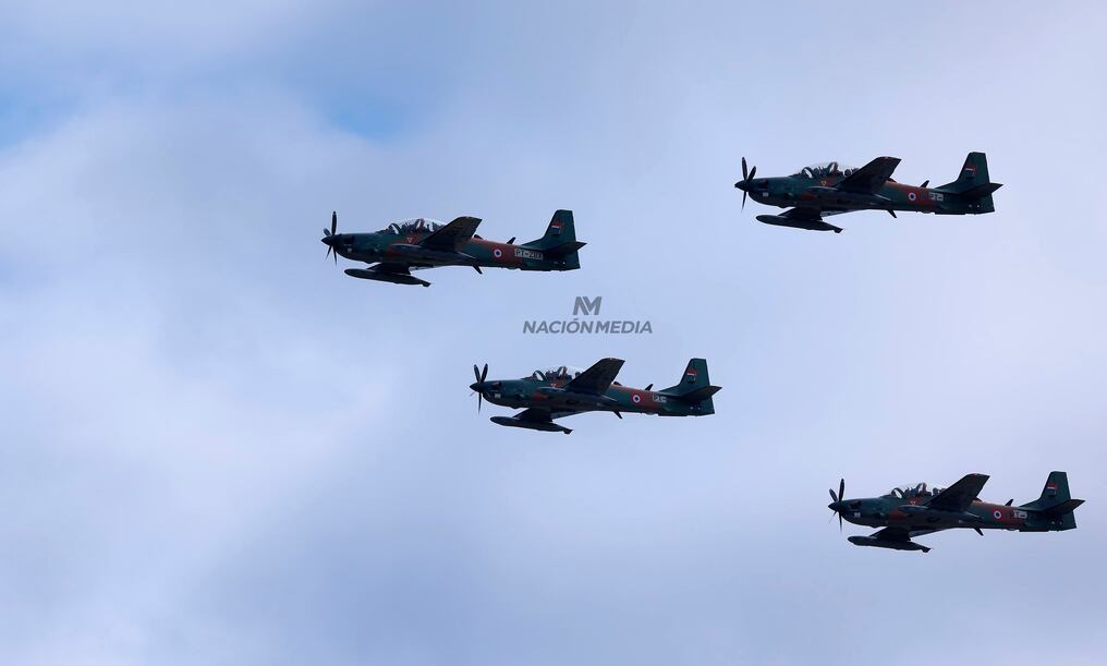 La adquisición de los aviones Super Tucano es una de las grandes inversiones en el marco de la lucha contra el crimen organizado. Foto: Matías Amarilla