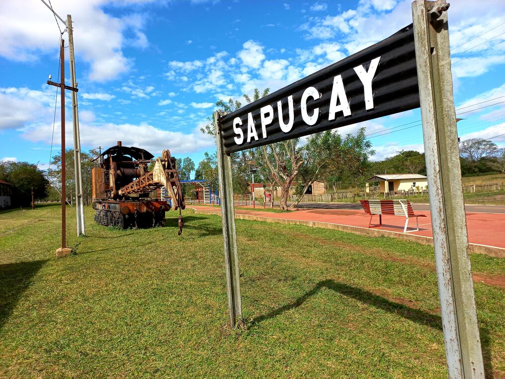 Con su emblemática estación de tren y su taller, Sapucái ofrece a una generación que no conoció de locomotoras los vestigios del pasado ferroviario del Paraguay. Foto: Gentileza