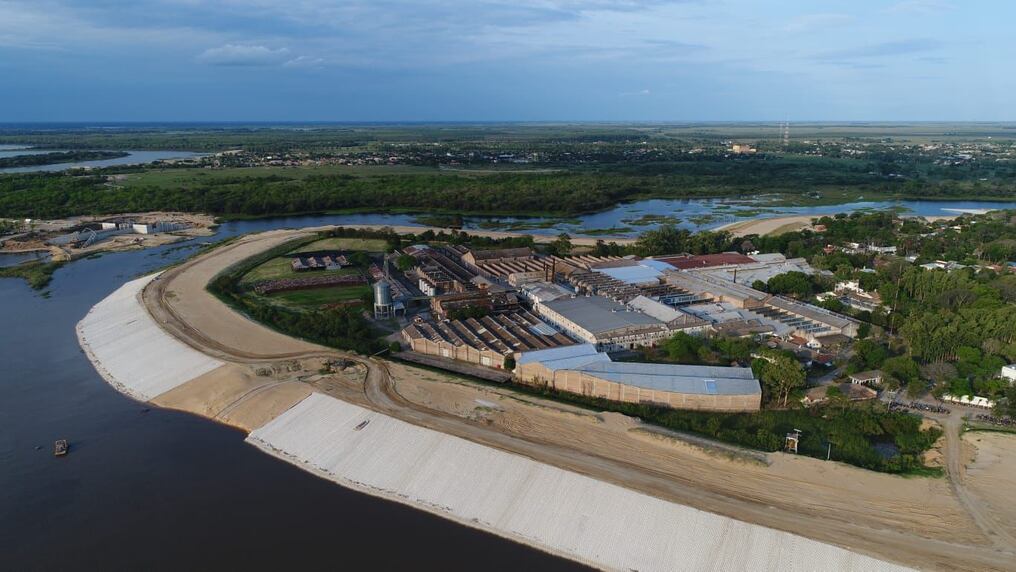 Las obras del MOPC y de la Municipalidad de Pilar dinamizan la economía local y buscan revitalizar la vida cultural pilarense.  Foto: Gentileza