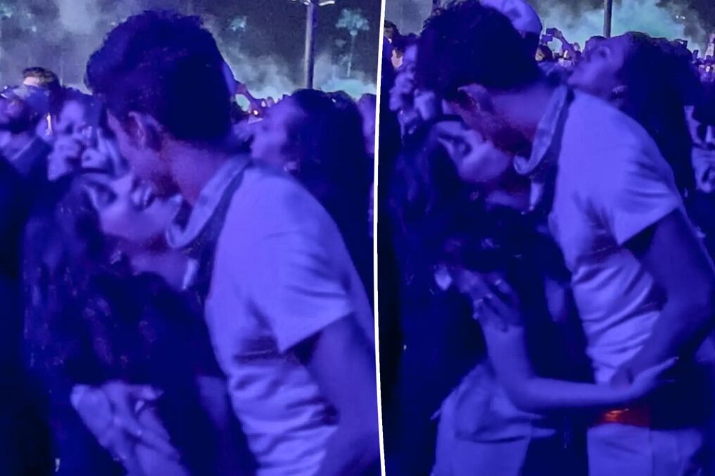Camila Cabello y Shawn Mendes en el festival de música Coachella 2023. Foto: Captura de video viral/TikTok