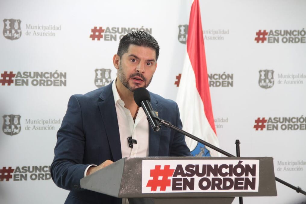 El intendente de Asunción, Óscar "Nenecho" Rodríguez fue imputado por lesión de confianza y asociación criminal en la causa judicial por la presunta adquisición sobrefacturada de detergentes durante la pandemia del covid-19. Foto: Gentileza