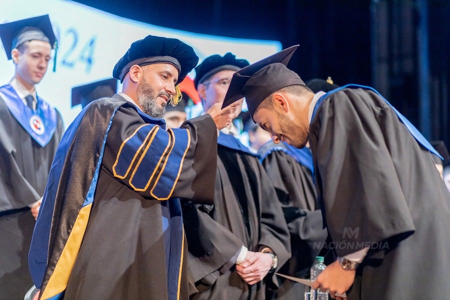 Jorge Duarte, rector de la UPTP, celebra el inicio de obras de la sede definitiva de la universidad, un sueño que a partir de este viernes empieza a tomar forma.