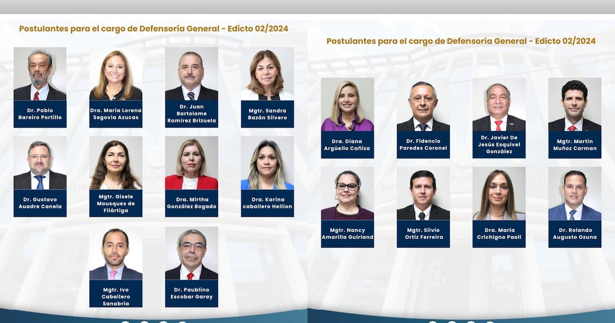 Diario HOY | Defensor General: 18 postulantes siguen en carrera