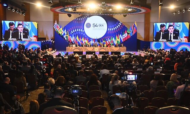 La declaración de Asunción que fue aprobada por la Asamblea General de la OEA se enfoca en la ratificación y protección de derechos humanos y democráticos, así como la lucha contra el crimen transnacional. Foto: Gentileza