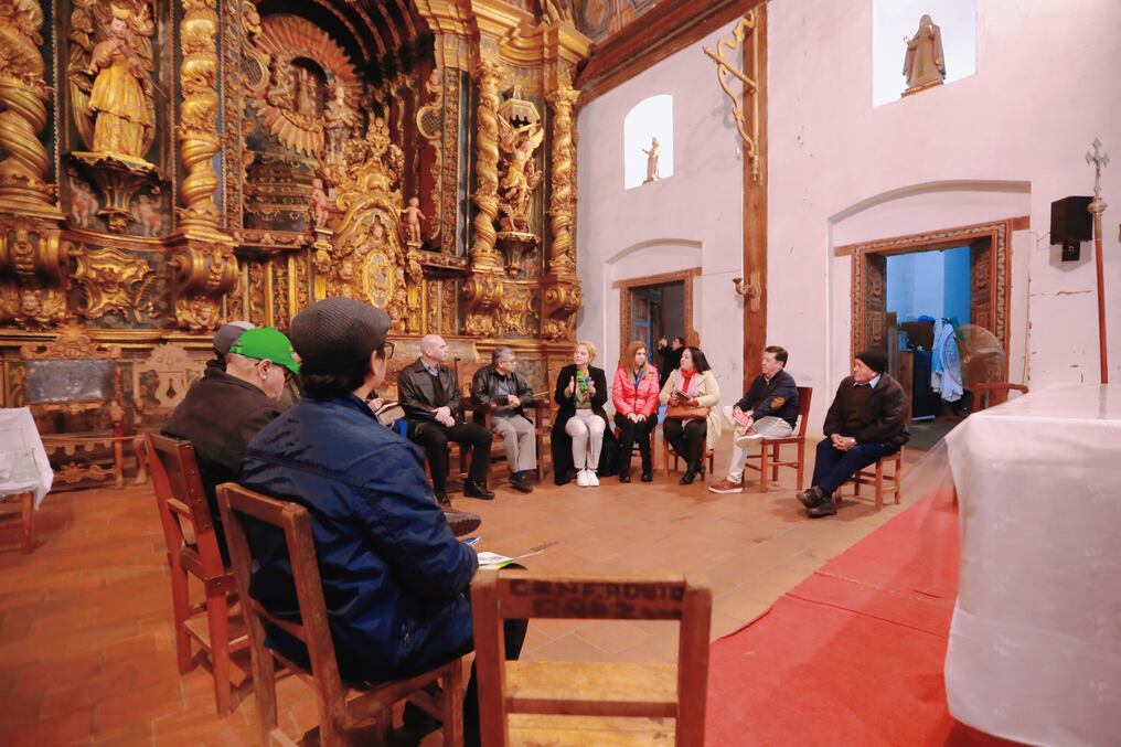 Asistieron representantes del municipio, de la iglesia, la Asociación Amigos del Patrimonio, la Cooperación Española y la Secretaría Nacional de Cultura. Foto: SNC