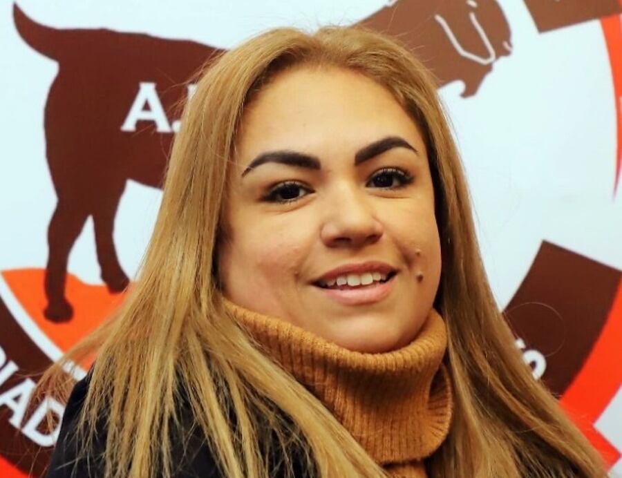 Cynthia Zárate, presidenta de la Asociación Paraguaya de Criadores
Caprinos (Apcc). Foto: Archivo