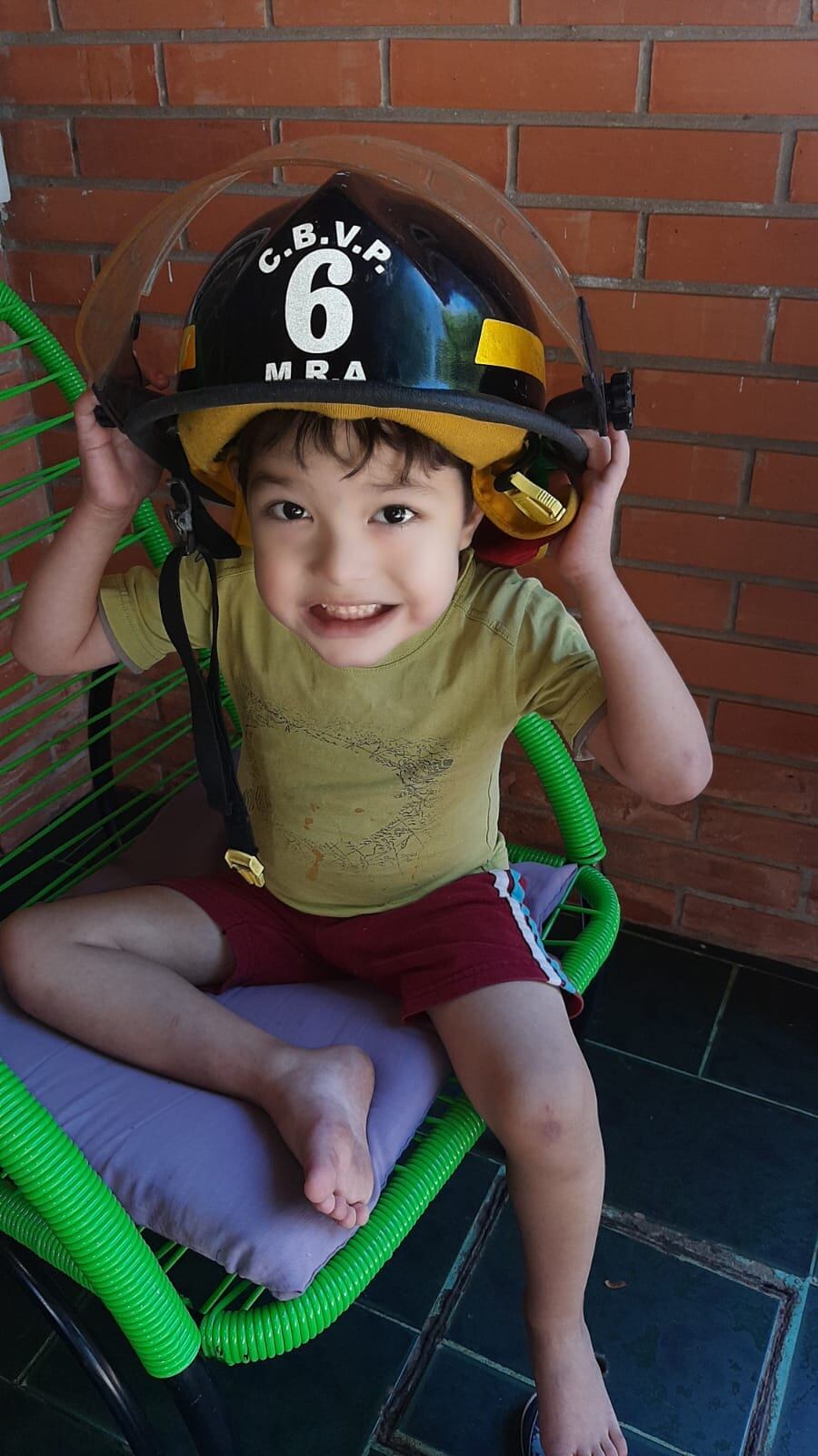 Si bien existían dos posibles donadores para Milán, ambas familias se negaron al trasplante. Foto: @BomberosK6
