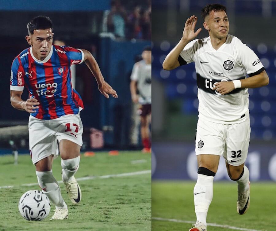 Gabriel Aguayo aporta desequilibrio y goles en Cerro Porteño y Carlos Arrúa es el conductor con goles que tiene el Decano.FOTO: ARCHIVO