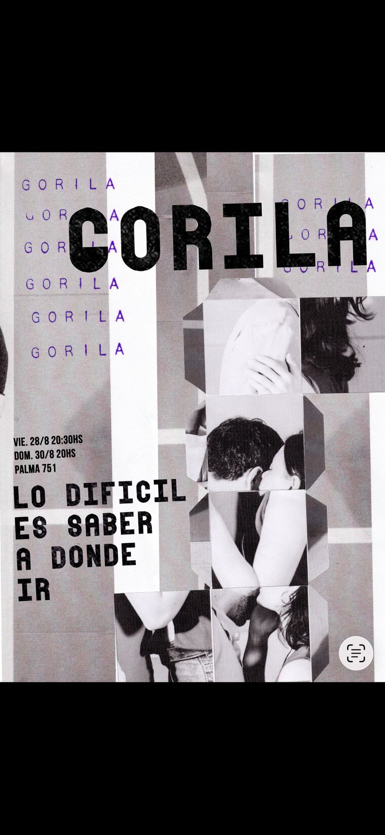 “Gorila” se presenta en Casa Sigilos.