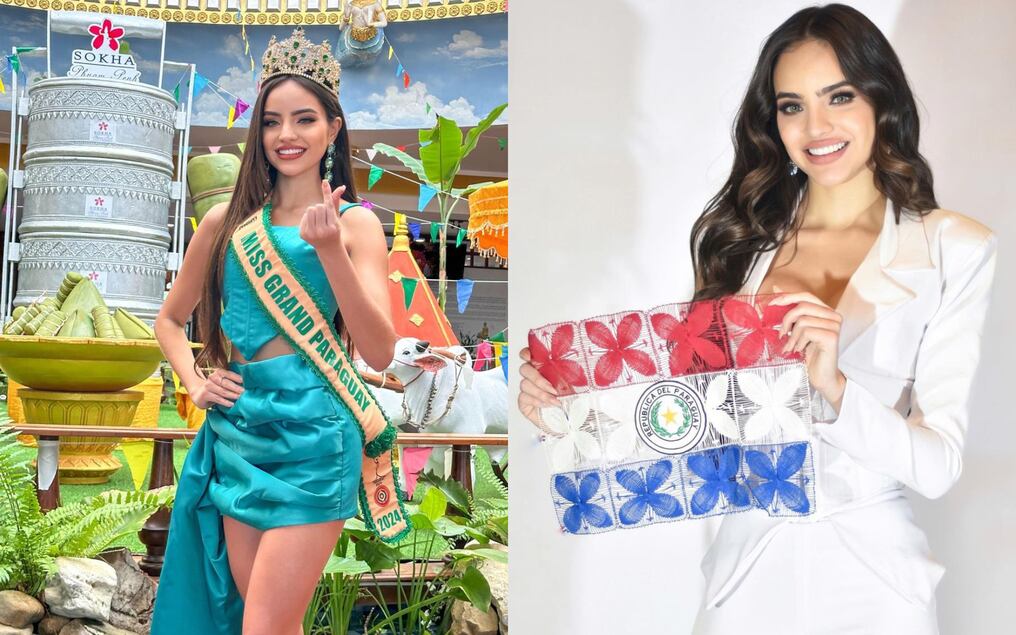 La Miss Grand Paraguay Sharon Capó ya se instaló en Camboya para el certamen internacional de su corona. Foto: Gentileza