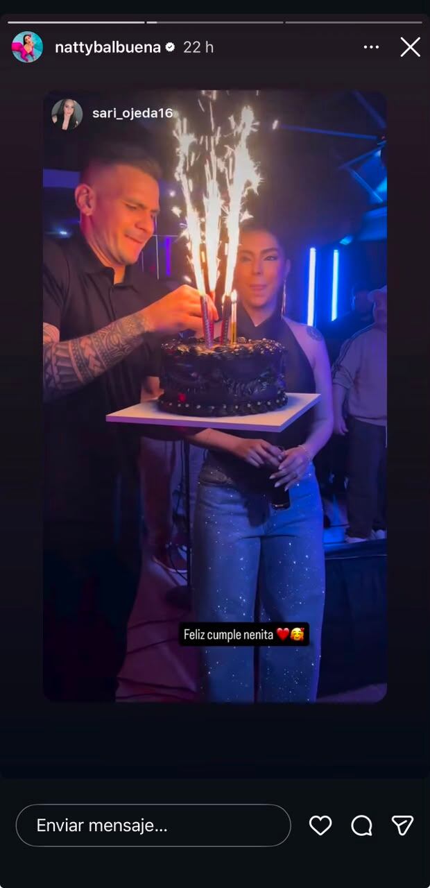 Natty Balbuena junto a 'Kili' Rojas.