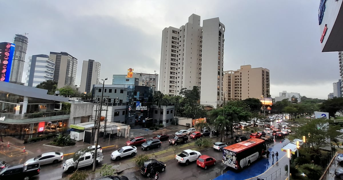 Viento sur y lluvias dispersas para hoy